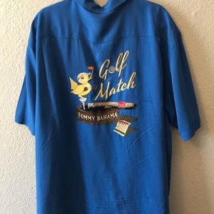 Tommy Bahama royal blue button down